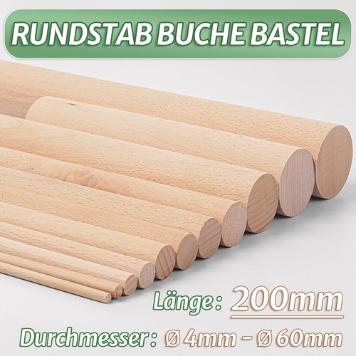 Rundstab buche 4mm - Ø,