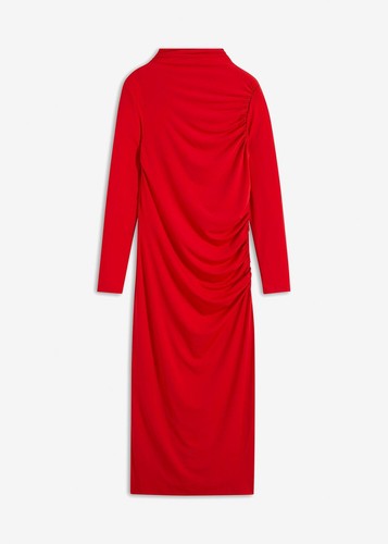 Midikleid 42 salsarot - gr., 40/42