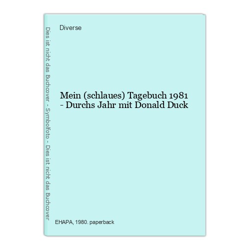 Mein tagebuch 1981 - tagebuch,