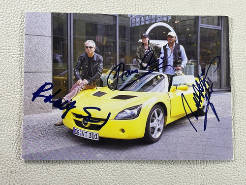 Original scorpions autogramme - scorpions,