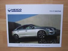 Heico Sportiv Volvo S60 & V60 Prospekt / Brochure / Depliant, D / GB / F, 5.2012