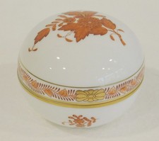 Kleine runde Deckeldose Herend