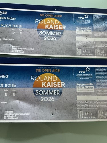 Roland kaiser tickets open - roland,