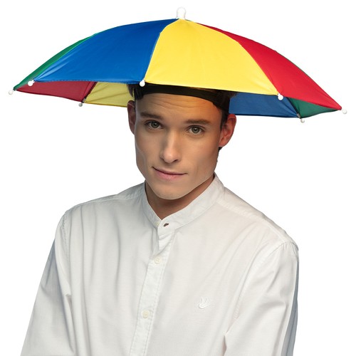 Regenschirm hut lustige - –,