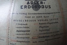 seltener Adler Erdglobus vor