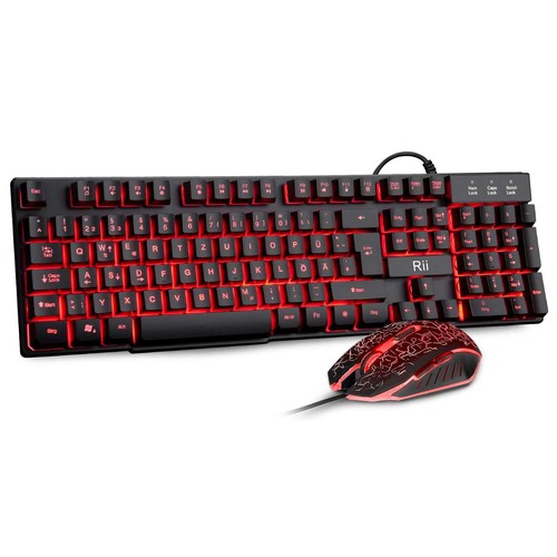 Gaming tastatur maus set - tastatur, led