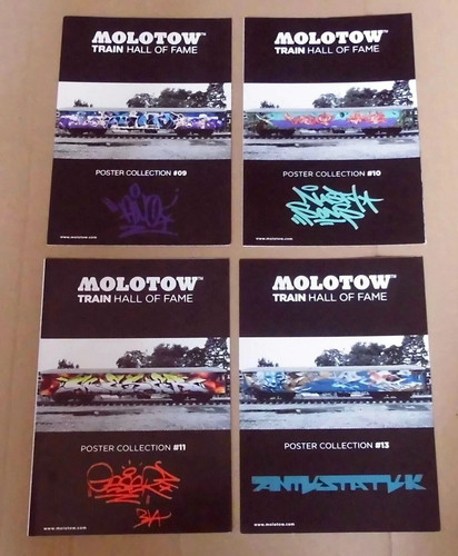 Graffiti poster molotow - 4x,