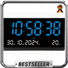 XXL Digitale Wanduhr - LED Uhr