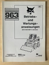 Bobcat 963 Bedienungs- Wartungsanleitung Manual