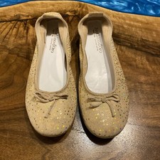 Ballerinas Gr. 35 Zecchino d‘Oro Gold Mädchenschule Elegant Schick