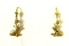 Ohrringe mit Frosch aus 333