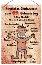 Geburtstagsschild