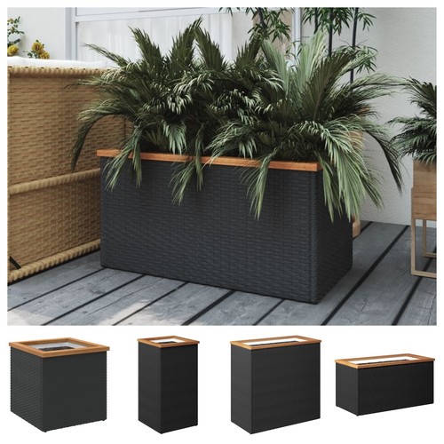 Poly rattan pflanzkübel - poly,