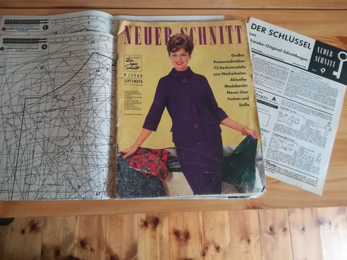 Vintage modezeitschrift 1960 - vintage, 9/1960