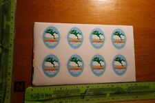 Alter Aufkleber Energie ERDGAS ist eine saubere Sache Wolke Frosch 1 Bogen