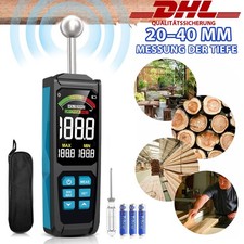 Feuchtigkeitsmesser Messgerät Holz Mauer Wand Bau Feuchte Messer Messen LCD NEU