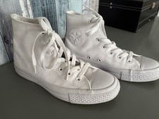 Converse Chucks , Weiß, Leder, Gr. 37
