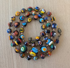 Murano Millefiori Kette Vintage