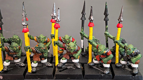 Warhammer goblins spearmen 10x - warhammer,