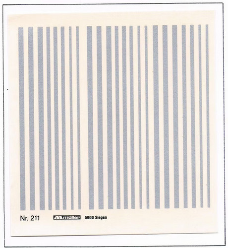 Decals silberne - 1:87,