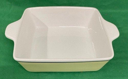 Auflaufform keramik weiß gelb - auflaufform,