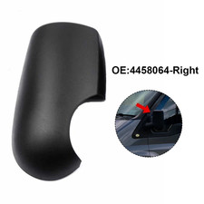 Right Mirror Caps Black ABS