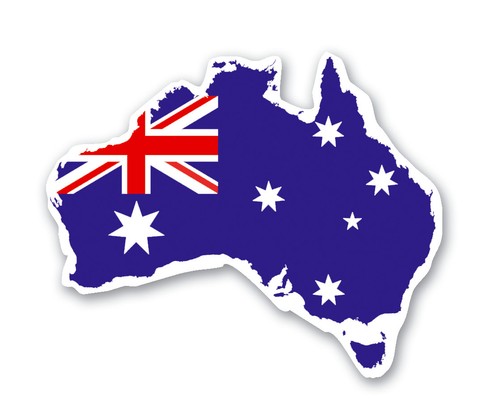 Aufkleber sticker australien - sticker,