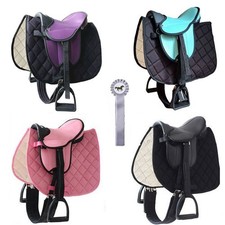 Set Holzpferde Sattel  bis