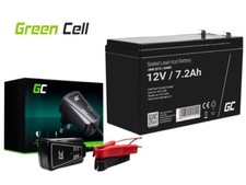 12V 7,2 Ah AGM Blei/Gel Spezial Echolot Akku inkl. Ladegerät E Bike Scooter