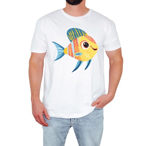 Lustiges cartoon fisch - fisch, herren