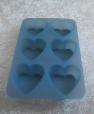 Silikon-Backform "6 Herz-Muffins" - sehr wenig benutzt