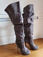 Overknees Stiefel Braun Gr. 38