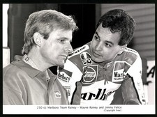 Fotografie Motorrad Rennfahrer 250ccm Marlboro Team Rainey, Wayne Rainey & Jimm 
