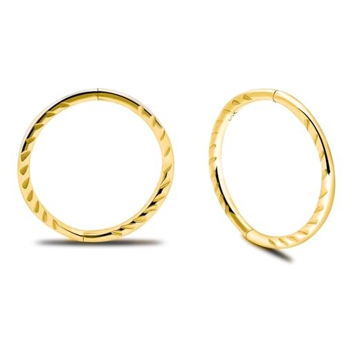 Kreolen 12mm karat - kreolen,