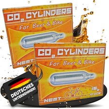 20 x Nemt Bierkapseln Co2 16g Patronen für Biermaxx, Bierzapfanlage NEU