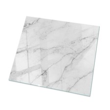 Tischplatte Quadratisch Glasplatte Glasscheibe ESG Marmoroberflächenmuster 60x60