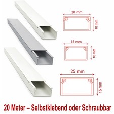 20m pvc kabelkanal - pvc,
