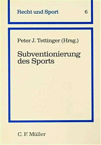 Subventionierung des sports - subventionierung,