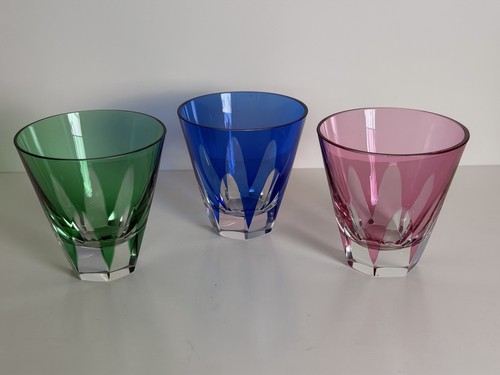 3er set farbige vintage - farbige,