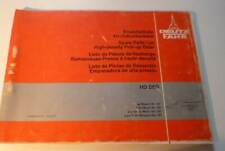 Deutz Fahr Hochdruckpresse HD560 Ersatzteilliste