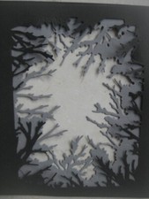 Hintergrund Frame Äste Rechteck Stanzschablonen Stanzen