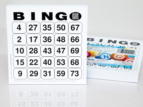 100 bingokarten 75er system - bingokarten,