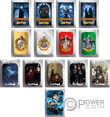 Harry potter coin cards blind - potter,