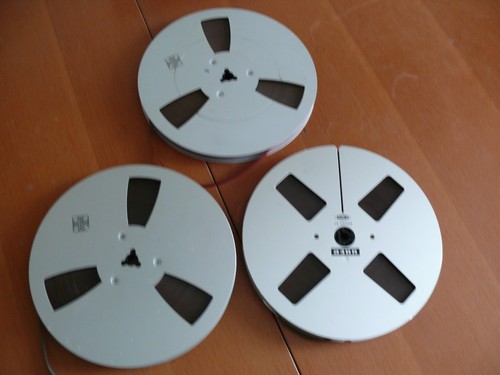 Leere alu tonbandspulen - 3,
