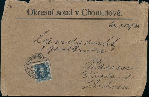 Tschechoslowakei brief 1926 - 1926, |
