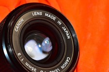 CANON LENS FD 1:2 F=35mm FULL