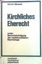 Kirchliches Eherecht : Unter