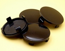 4x Nabenkappen Nabendeckel Felgendeckel Träger 56,0 mm  52,0 mm schwarz 2207 S