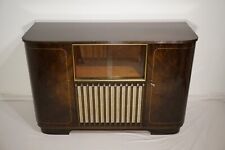 50er Bar Schrank Sideboard Schränkchen Radio Optik Mid Century refurbished