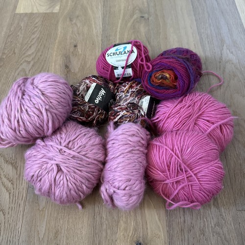 Wolle konvolut pink rosa - konvolut, lana